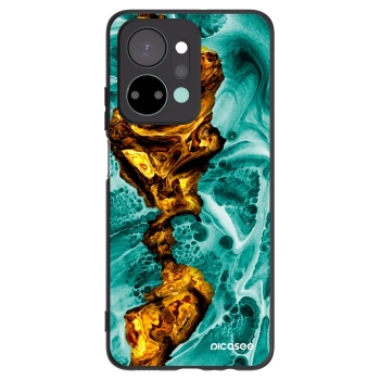 Picasee husă neagră din silicon pentru Honor X7a - Goldsky