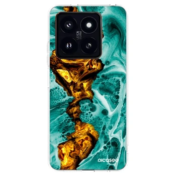 Picasee husă transparentă din silicon pentru Xiaomi 14 Pro - Goldsky