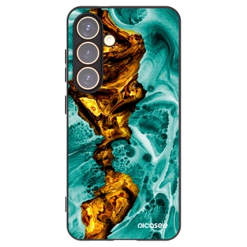 Picasee husă neagră din silicon pentru Samsung Galaxy S24 S921B 5G - Goldsky