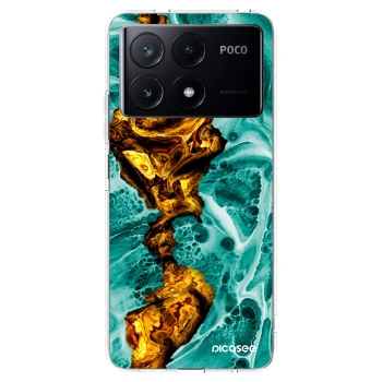 Picasee husă transparentă din silicon pentru Xiaomi Poco X6 Pro - Goldsky