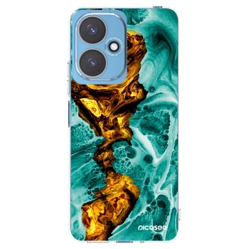 Picasee husă transparentă din silicon pentru Xiaomi Redmi 13C 5G - Goldsky