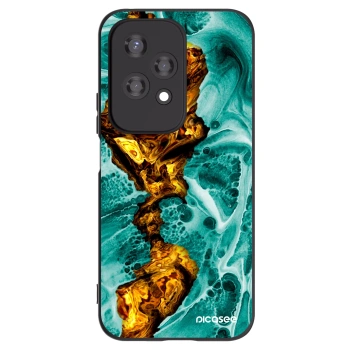 Picasee husă neagră din silicon pentru Honor 200 Lite - Goldsky