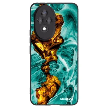 Picasee husă neagră din silicon pentru Honor 200 Pro 5G - Goldsky