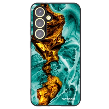 Picasee husă neagră din silicon pentru Samsung Galaxy S24 FE S721B - Goldsky