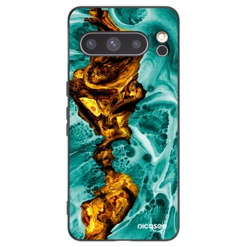 Picasee husă neagră din silicon pentru Google Pixel 8 Pro - Goldsky
