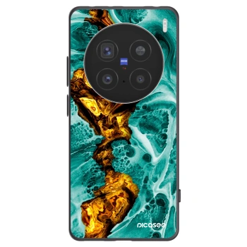 Picasee husă neagră din silicon pentru Vivo X200 Pro - Goldsky