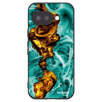 Picasee husă neagră din silicon pentru Google Pixel 9a - Goldsky