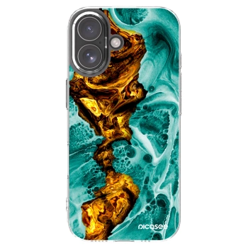 Picasee husă transparentă din silicon pentru Apple iPhone 17 - Goldsky