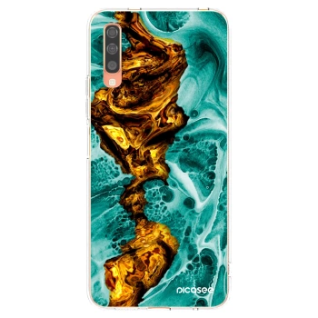 Picasee husă transparentă din silicon pentru Samsung Galaxy A70 A705F - Goldsky