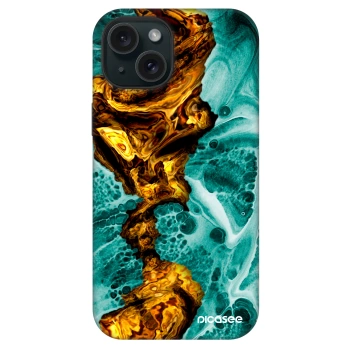 Picasee Fashion Case MagSafe pentru Apple iPhone 15 - Goldsky