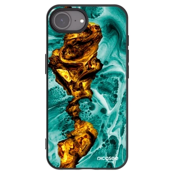 Picasee husă neagră din silicon pentru Apple iPhone 17e - Goldsky