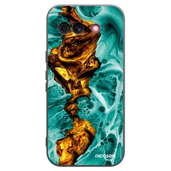 Picasee husă neagră din silicon pentru Google Pixel 10a - Goldsky