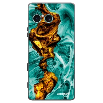 Picasee husă neagră din silicon pentru Sony Xperia 10 VII - Goldsky