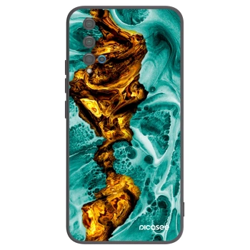 Picasee husă neagră din silicon pentru Huawei Nova 5T - Goldsky