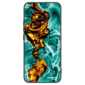 Picasee husă neagră din silicon pentru Xiaomi Redmi Note 9S - Goldsky
