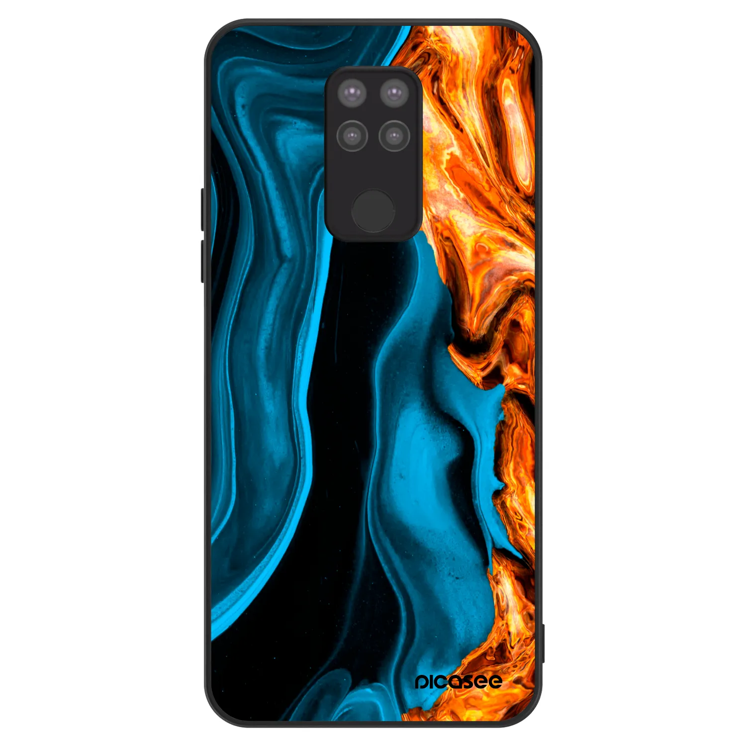 Picasee ULTIMATE CASE pentru Xiaomi Redmi Note 9 - Gold blue