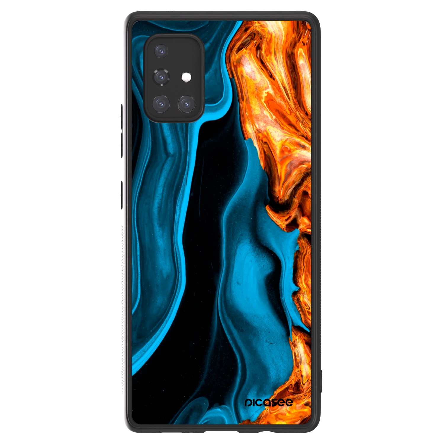Picasee ULTIMATE CASE pentru Samsung Galaxy A71 A715F - Gold blue