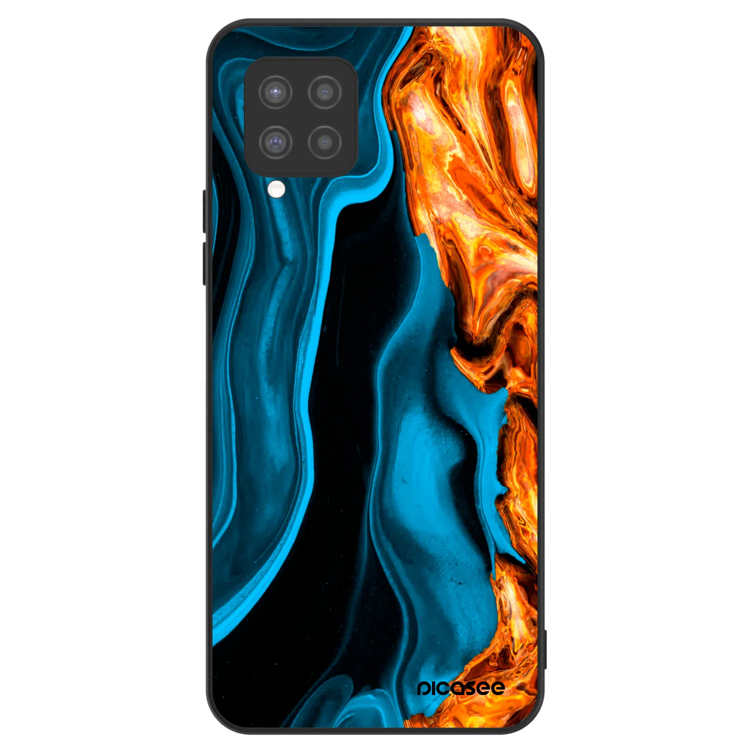 Picasee ULTIMATE CASE pentru Samsung Galaxy A42 A426B - Gold blue