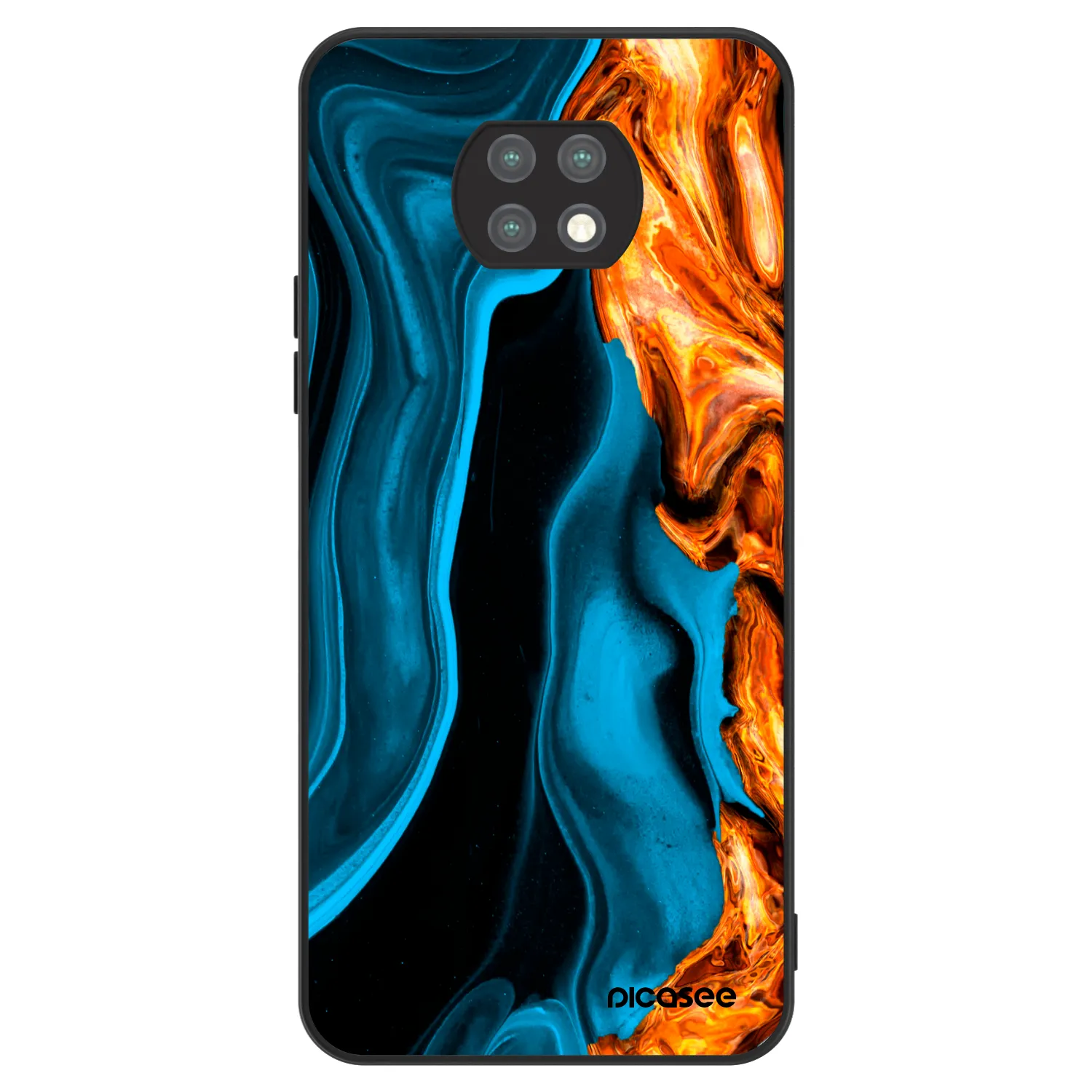 Picasee ULTIMATE CASE pentru Xiaomi Redmi Note 9T - Gold blue