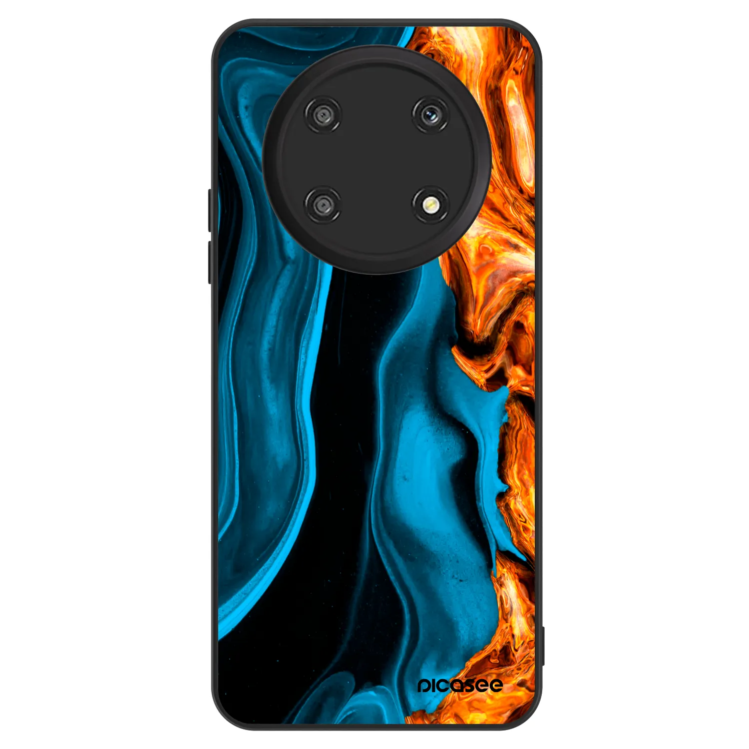Picasee ULTIMATE CASE pentru Honor Magic4 Lite 5G - Gold blue