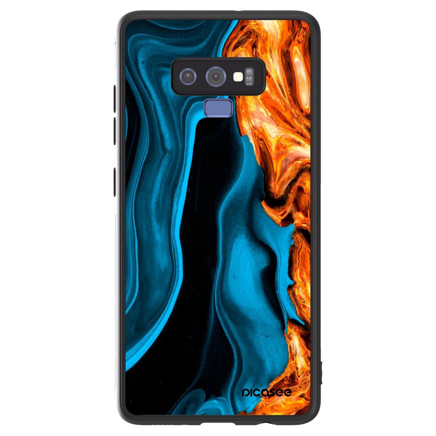 Picasee ULTIMATE CASE pentru Samsung Galaxy Note 9 N960F - Gold blue
