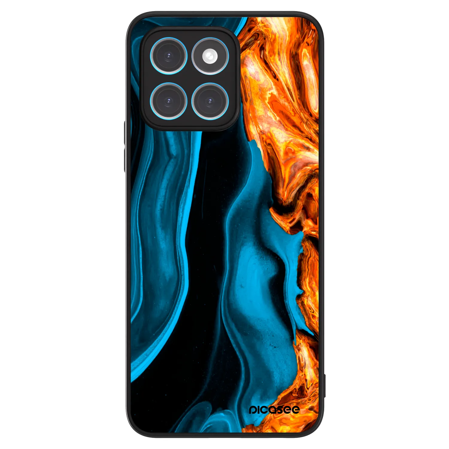 Picasee ULTIMATE CASE pentru Honor X8 5G - Gold blue