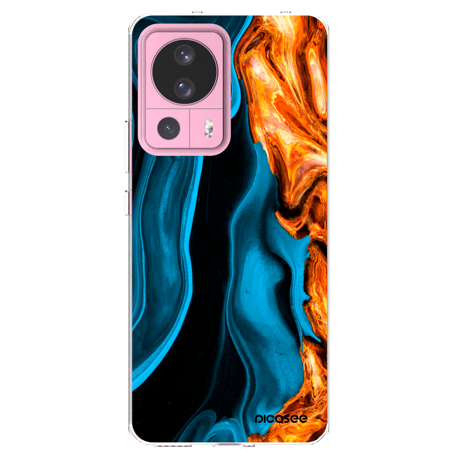 Picasee husă transparentă din silicon pentru Xiaomi 13 Lite - Gold blue