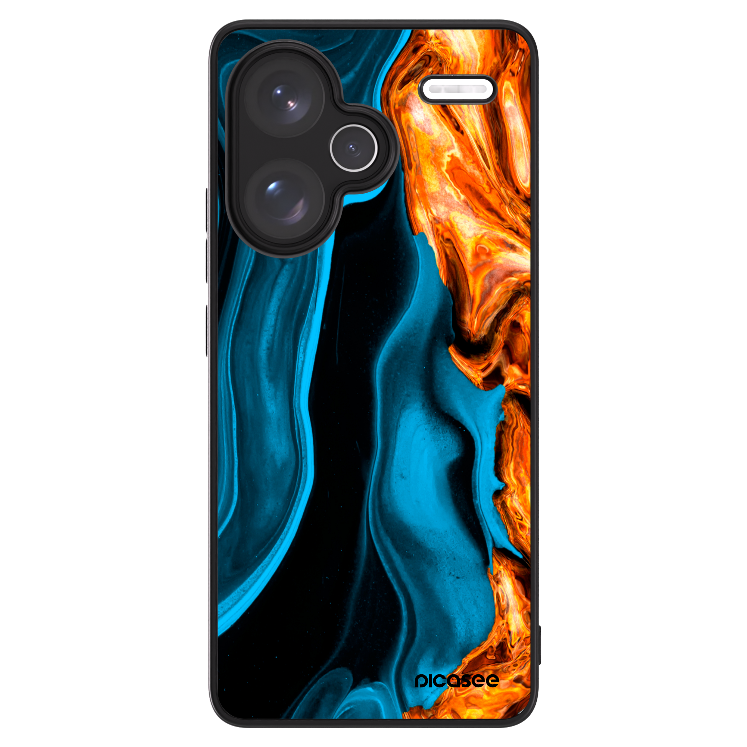 Picasee ULTIMATE CASE pentru Xiaomi Redmi Note 13 Pro+ 5G - Gold blue