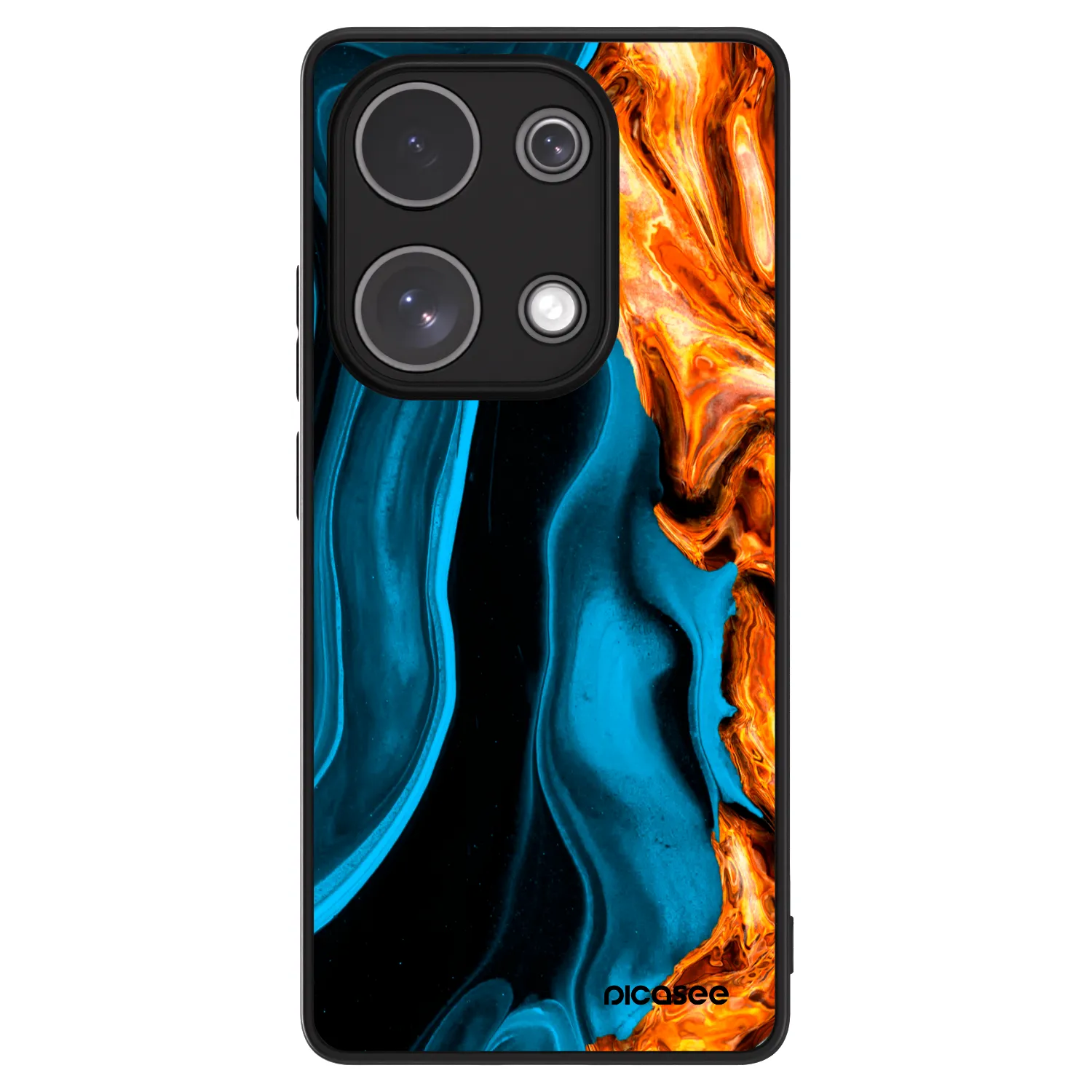 Picasee ULTIMATE CASE pentru Xiaomi Redmi Note 13 Pro 4G - Gold blue