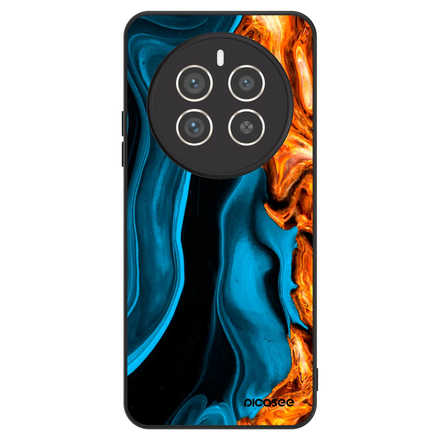 Picasee ULTIMATE CASE pentru Realme 12 Pro 5G - Gold blue
