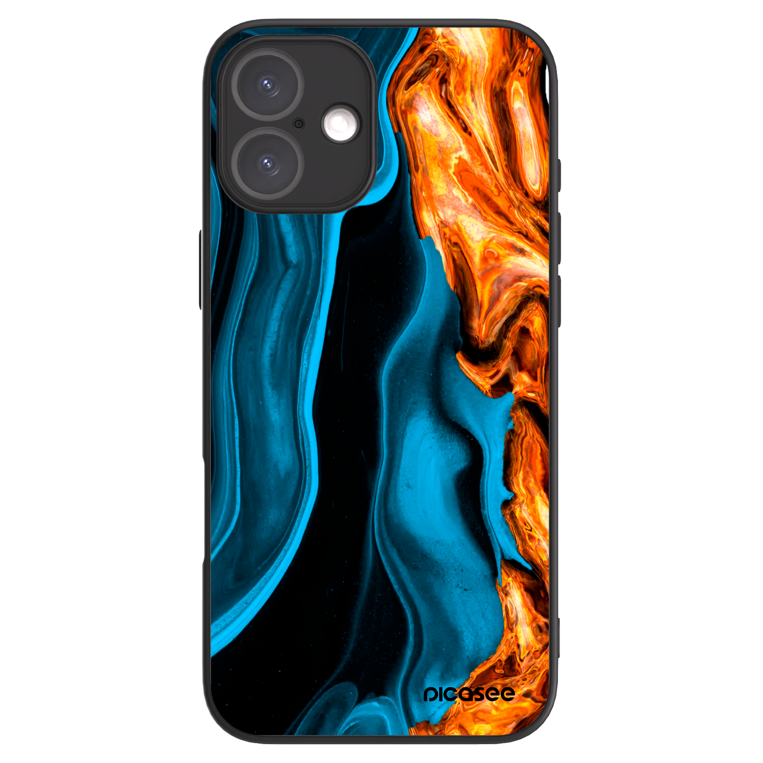 Picasee ULTIMATE CASE pentru Apple iPhone 16 Plus - Gold blue