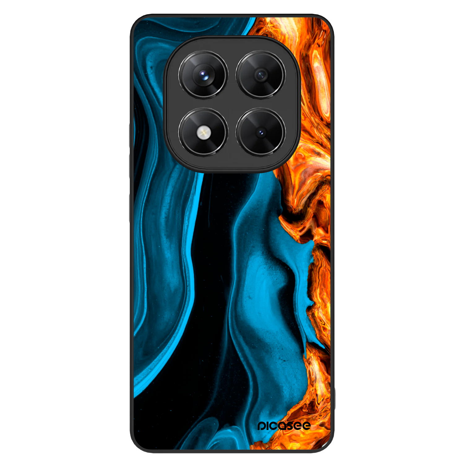 Picasee ULTIMATE CASE pentru Xiaomi Redmi Note 14 Pro 5G - Gold blue