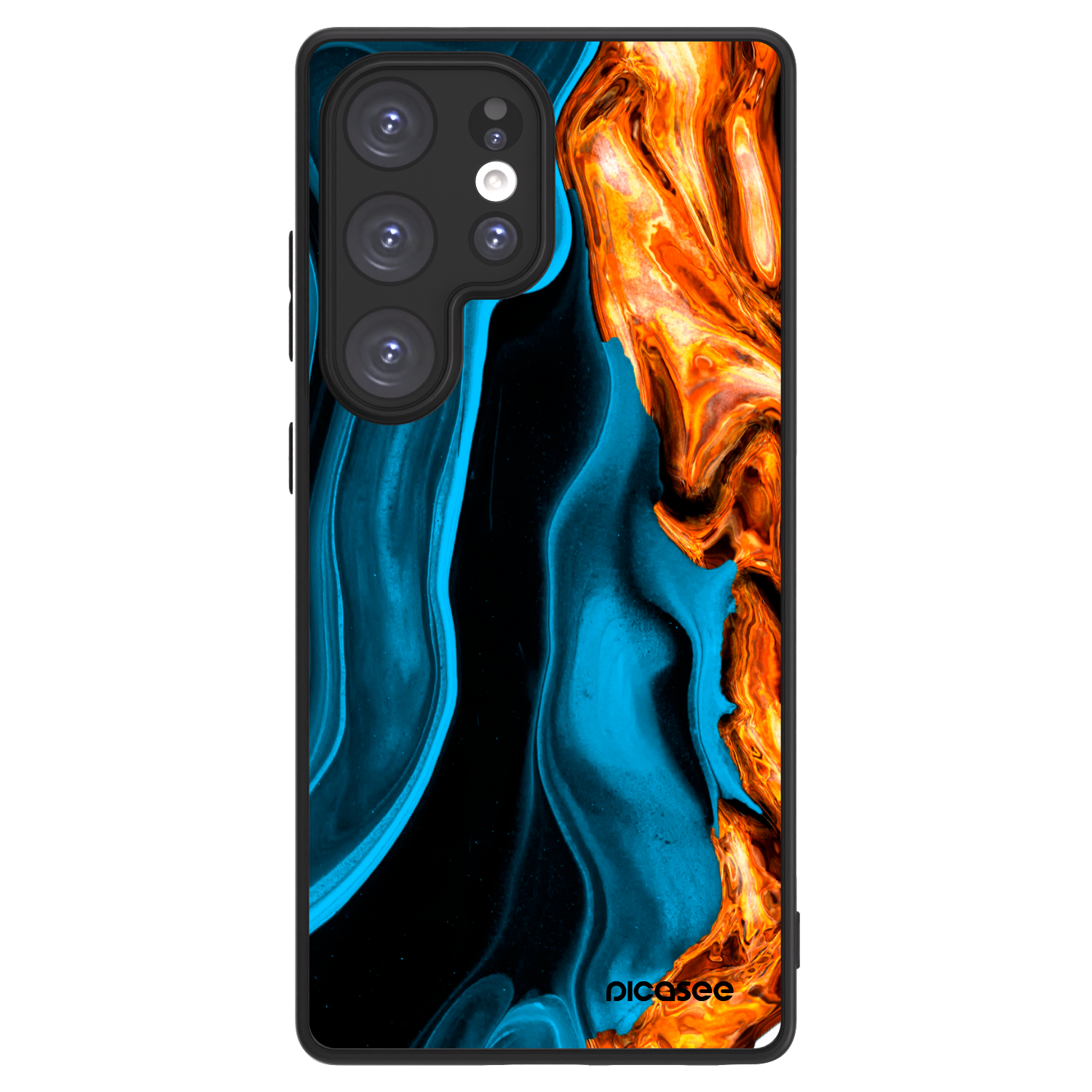 Picasee ULTIMATE CASE pentru Samsung Galaxy S25 Ultra 5G - Gold blue