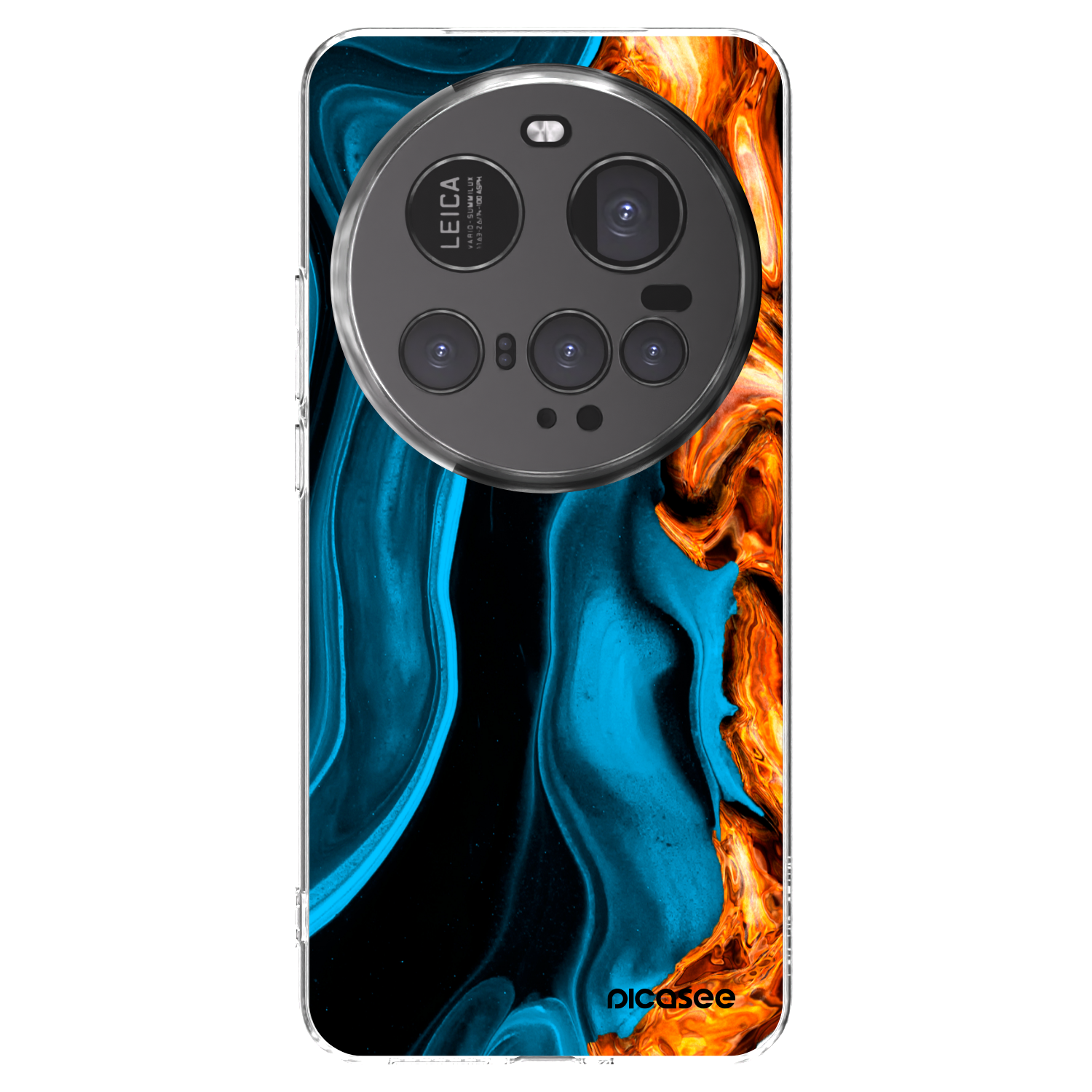 Picasee husă transparentă din silicon pentru Xiaomi 15 Ultra - Gold blue