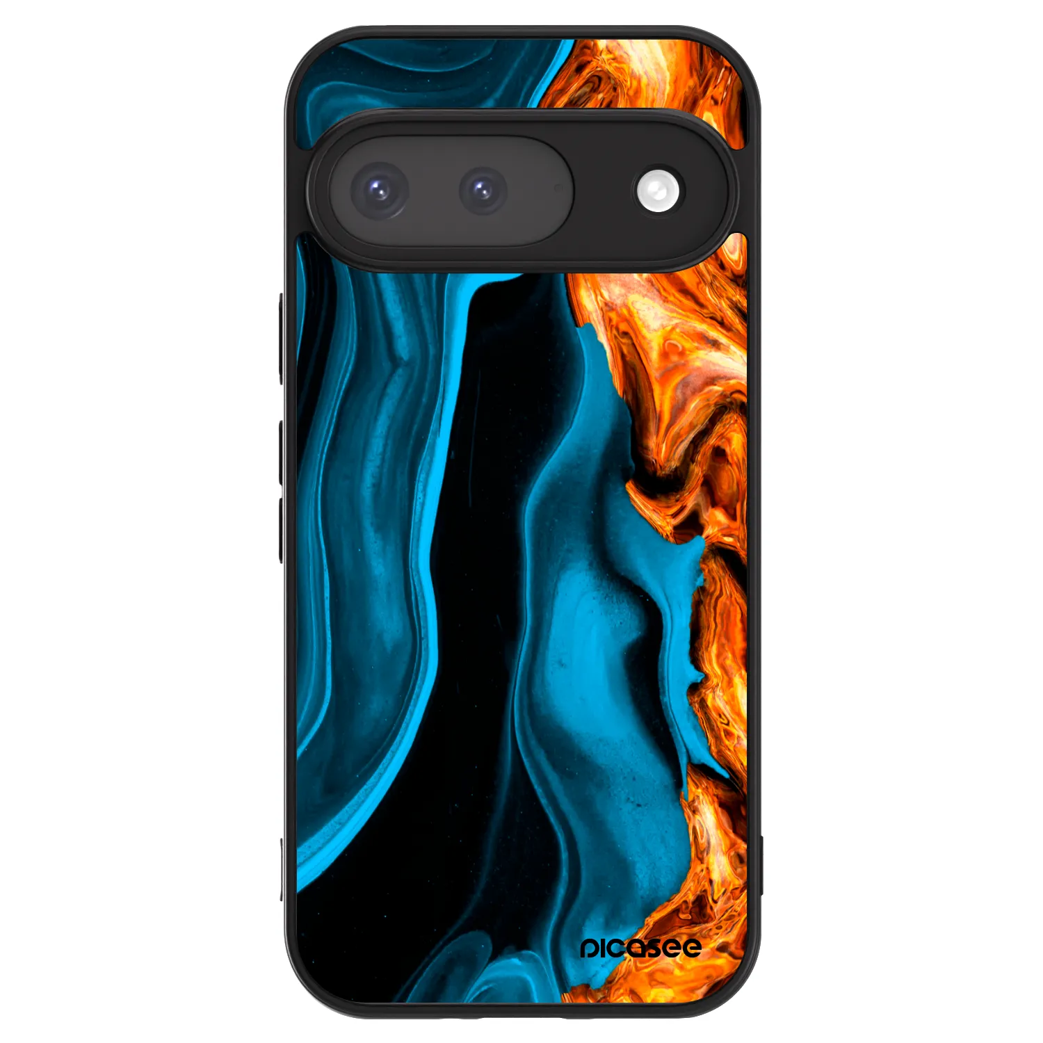 Picasee ULTIMATE CASE pentru Google Pixel 9 - Gold blue