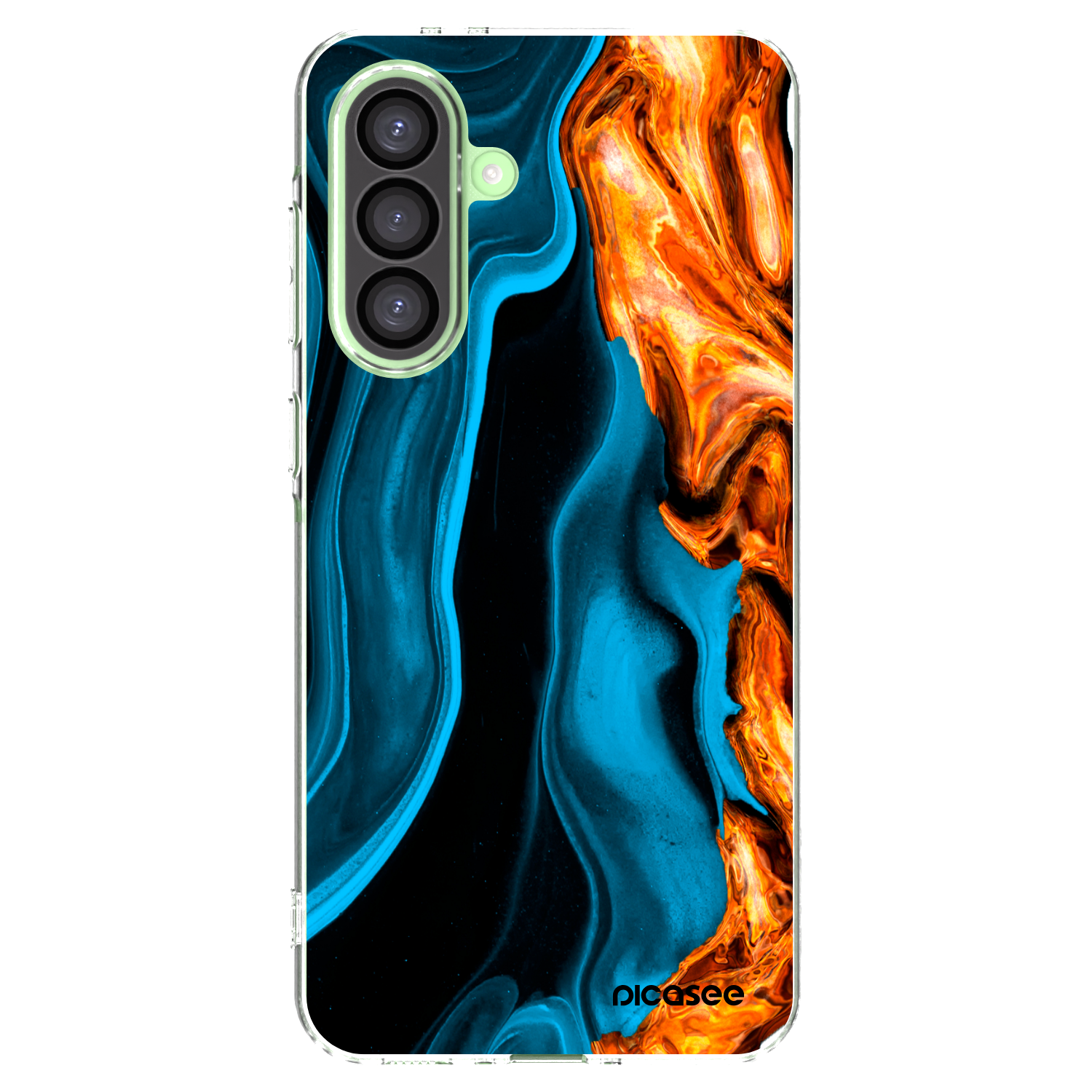 Picasee husă transparentă din silicon pentru Samsung Galaxy A26 5G A266B - Gold blue