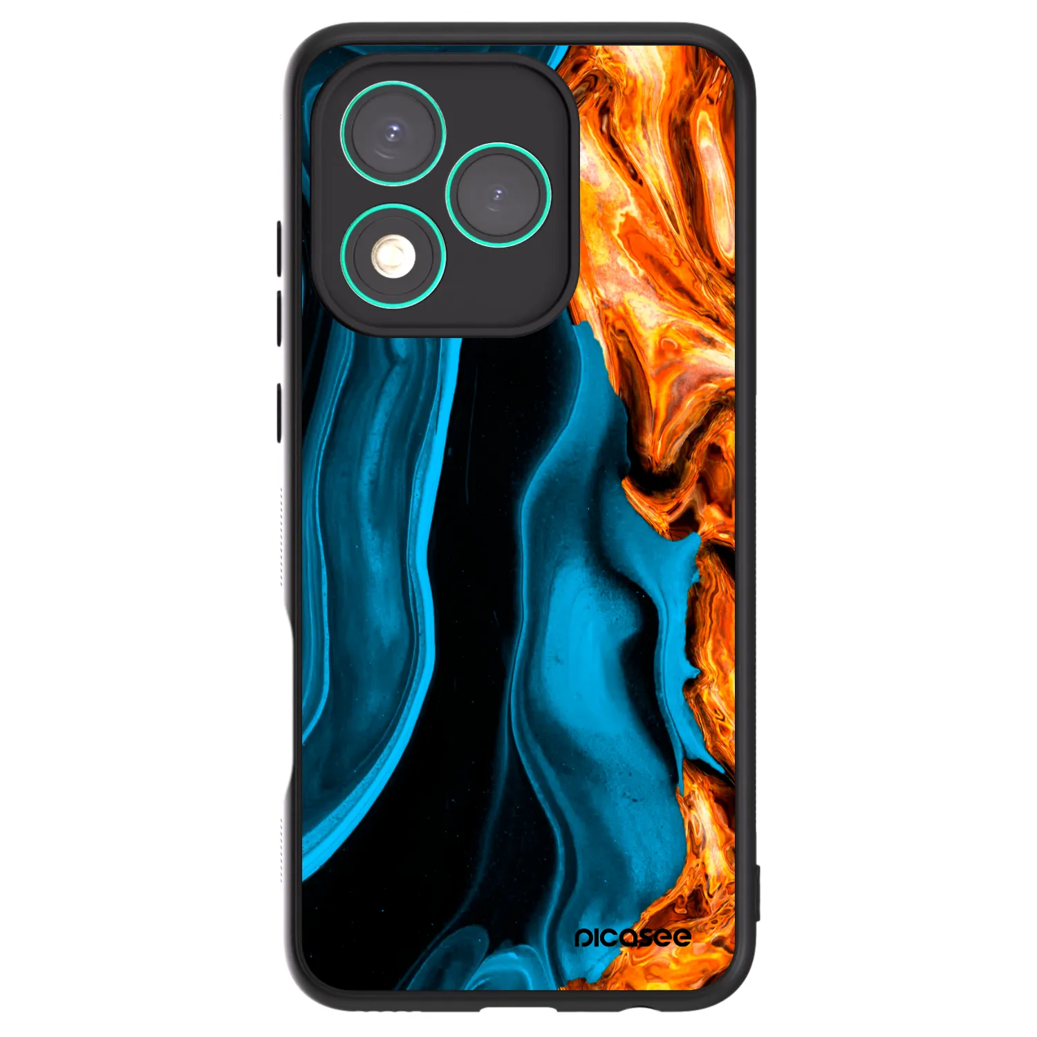 Picasee ULTIMATE CASE pentru Honor 400 Lite 5G - Gold blue