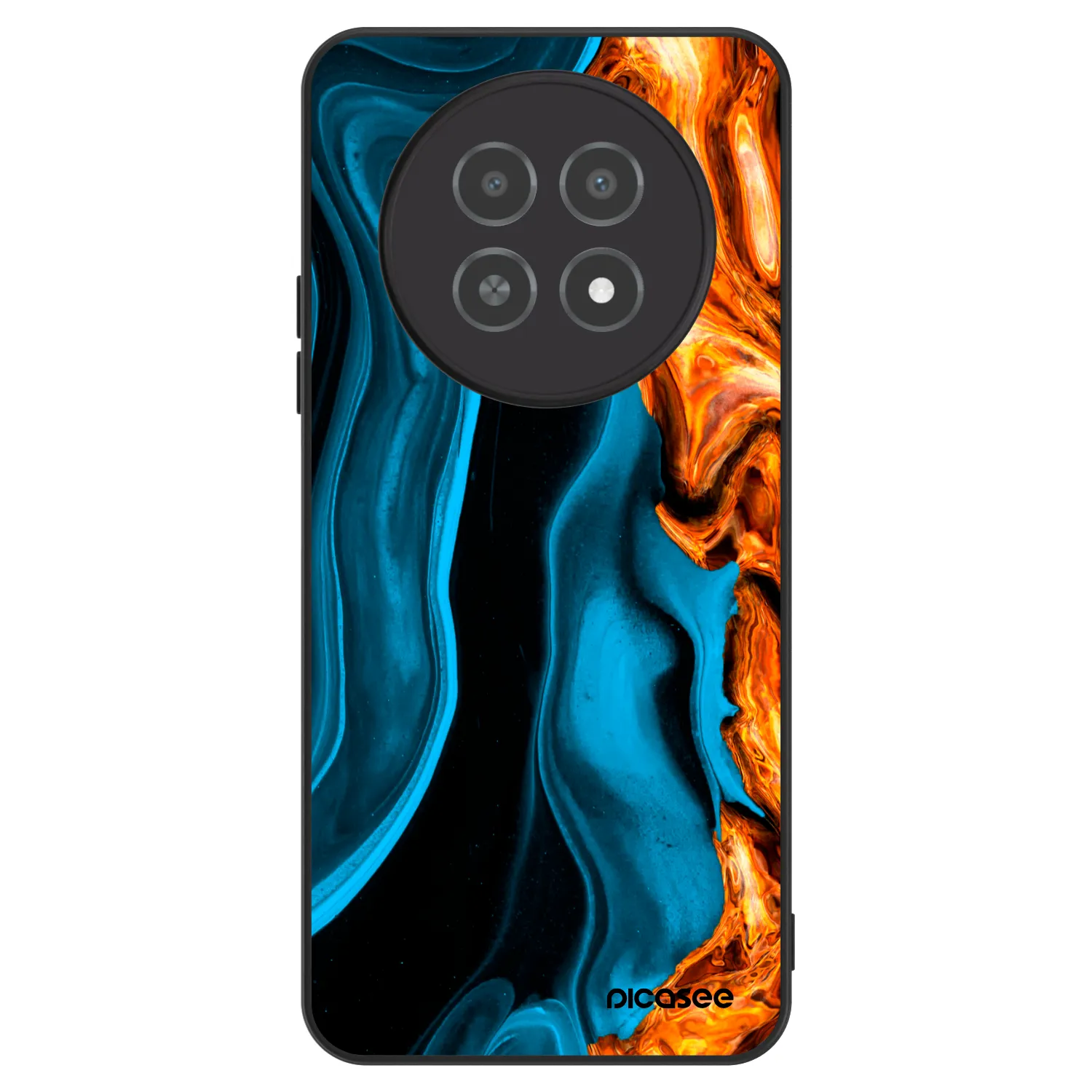 Picasee ULTIMATE CASE pentru Realme 12X - Gold blue