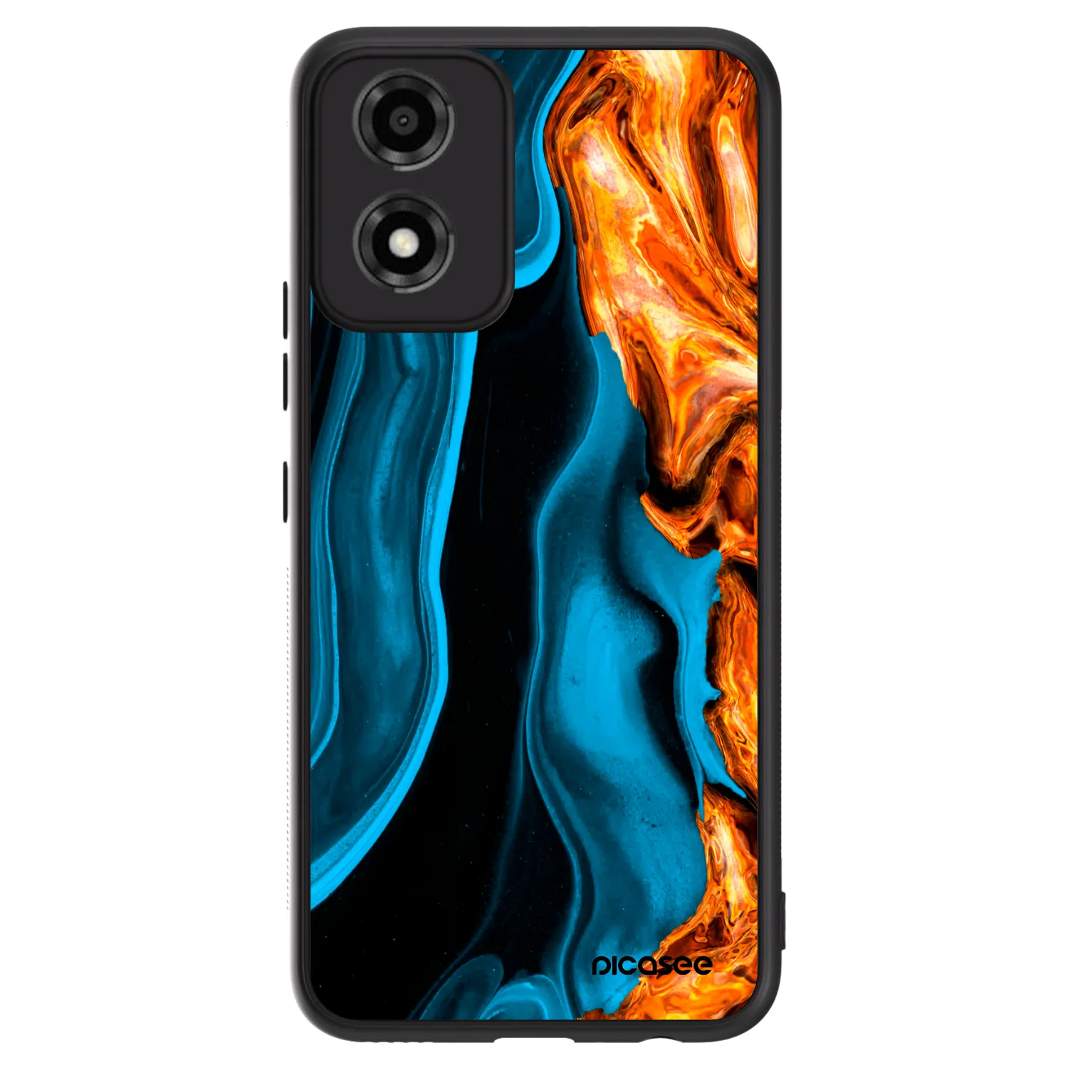 Picasee ULTIMATE CASE pentru Motorola Moto E14 - Gold blue