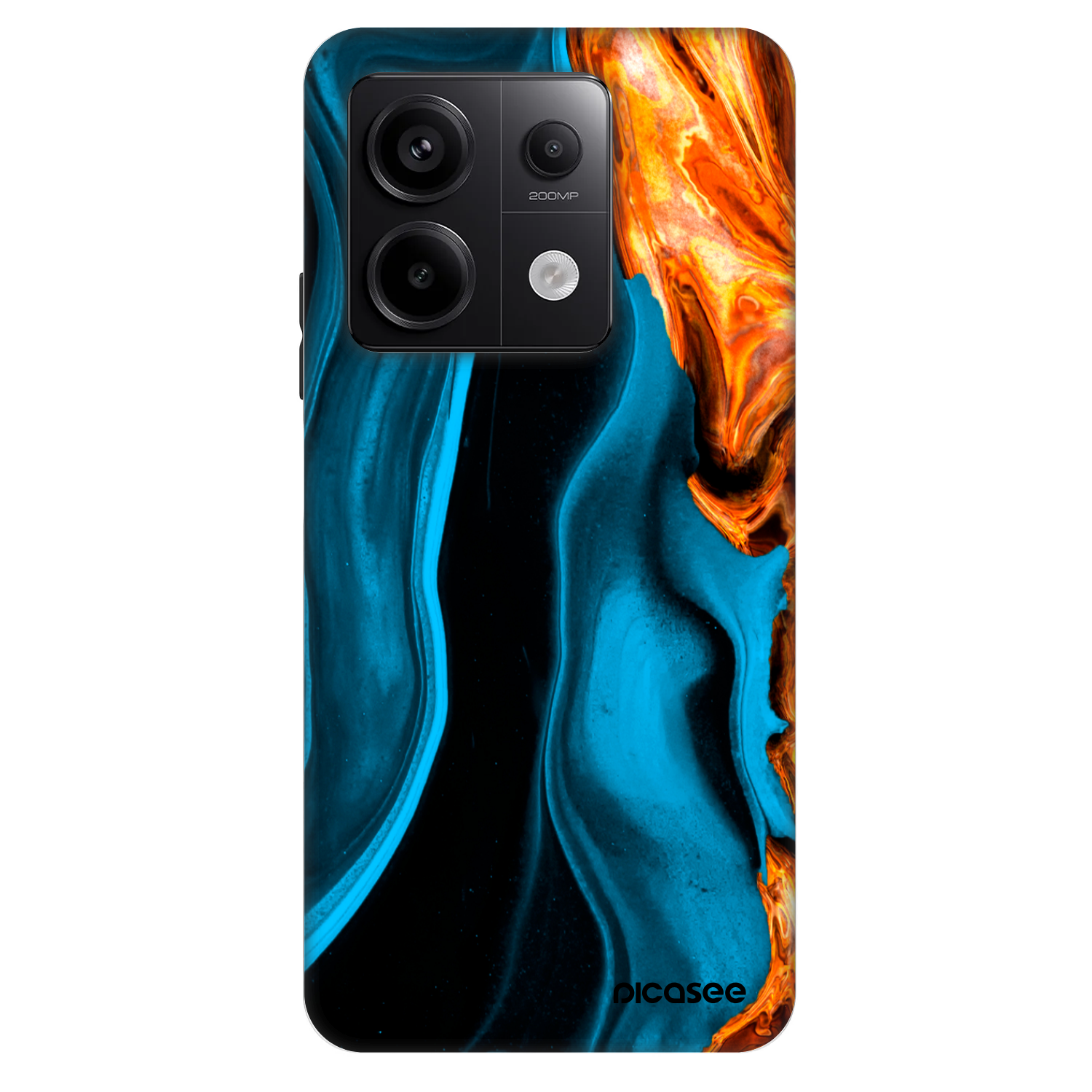 Picasee Fashion Case pentru Xiaomi Redmi Note 13 Pro 5G - Gold blue