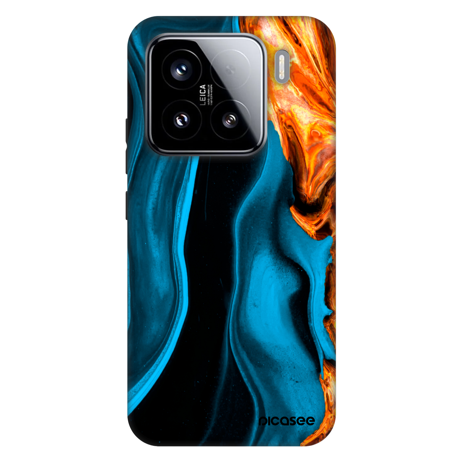 Picasee Fashion Case pentru Xiaomi 15 - Gold blue