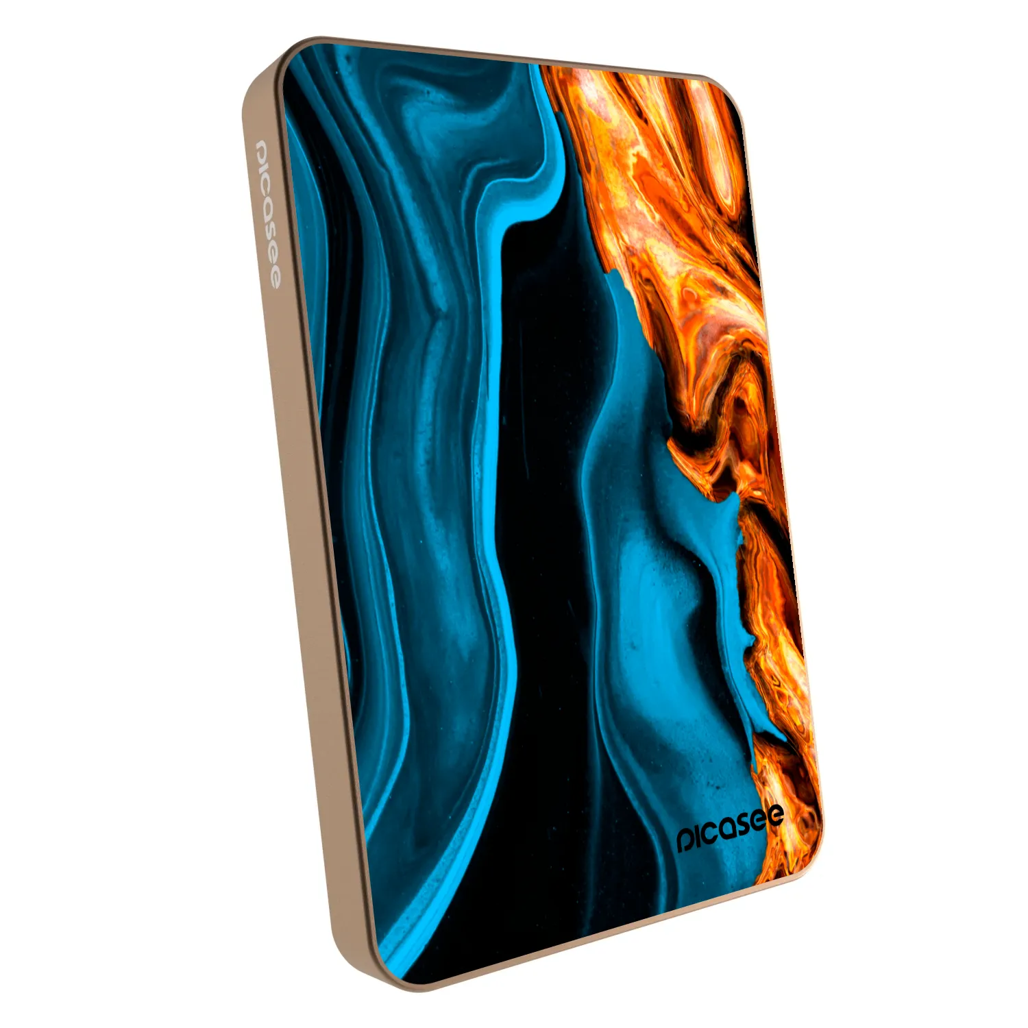 Picasee Powerbank cu MagSafe 5 000 mAh De aur - Gold blue