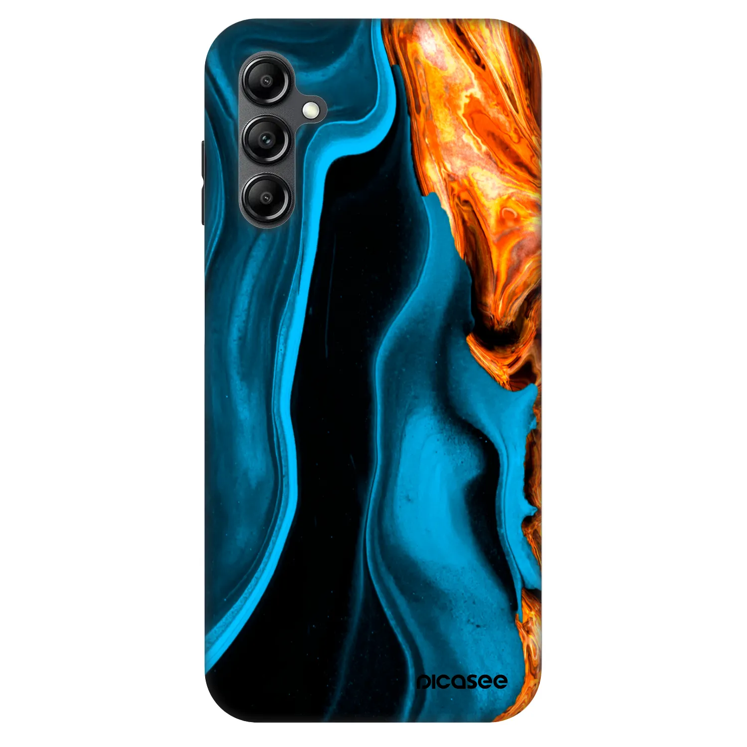 Picasee Fashion Case pentru Samsung Galaxy A16 4G - Gold blue