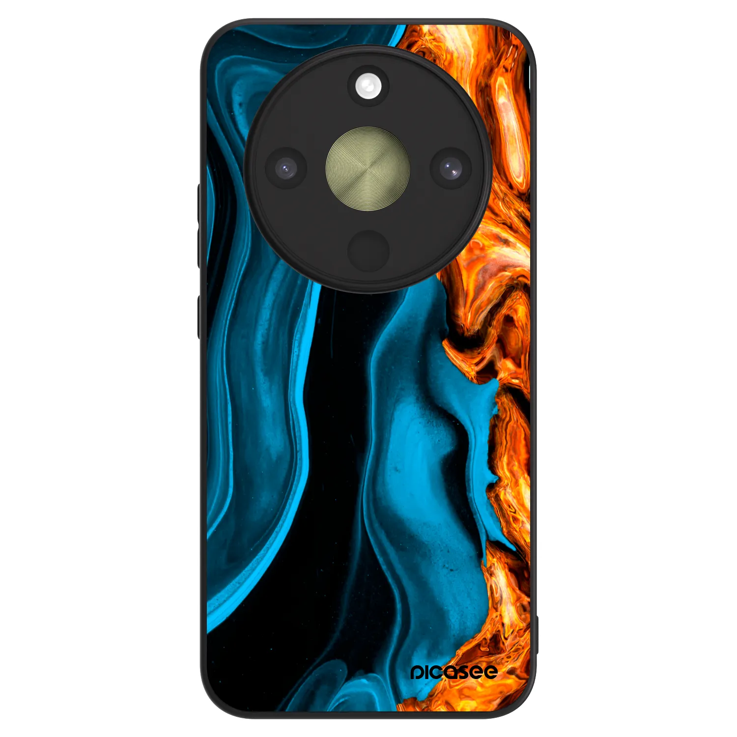 Picasee ULTIMATE CASE pentru Honor Magic8 Lite 5G - Gold blue