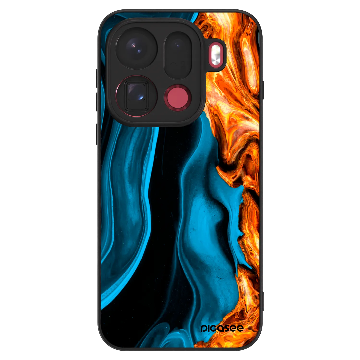 Picasee ULTIMATE CASE pentru OPPO Find X9 Pro - Gold blue