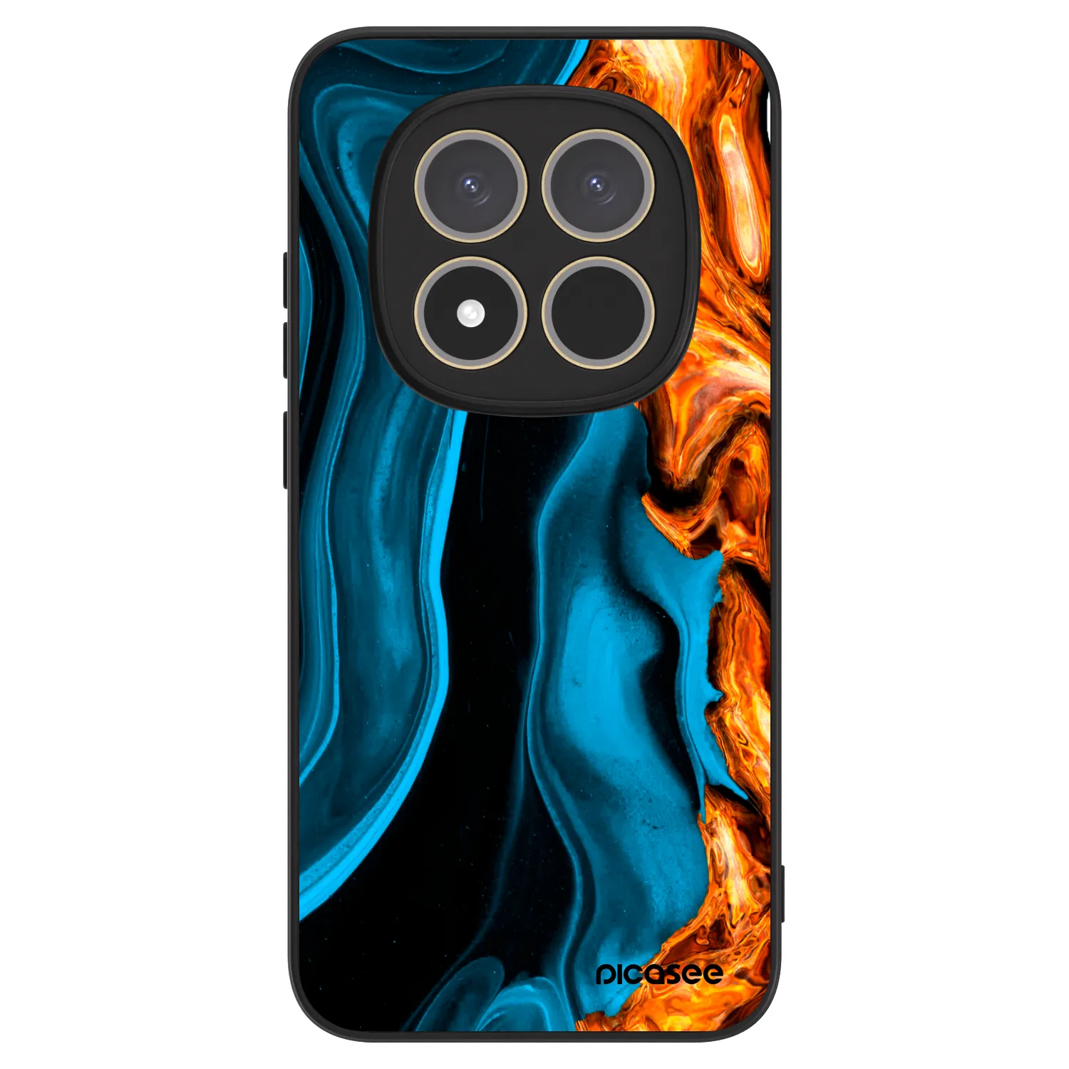 Picasee ULTIMATE CASE pentru Xiaomi Redmi Note 15 Pro 5G - Gold blue