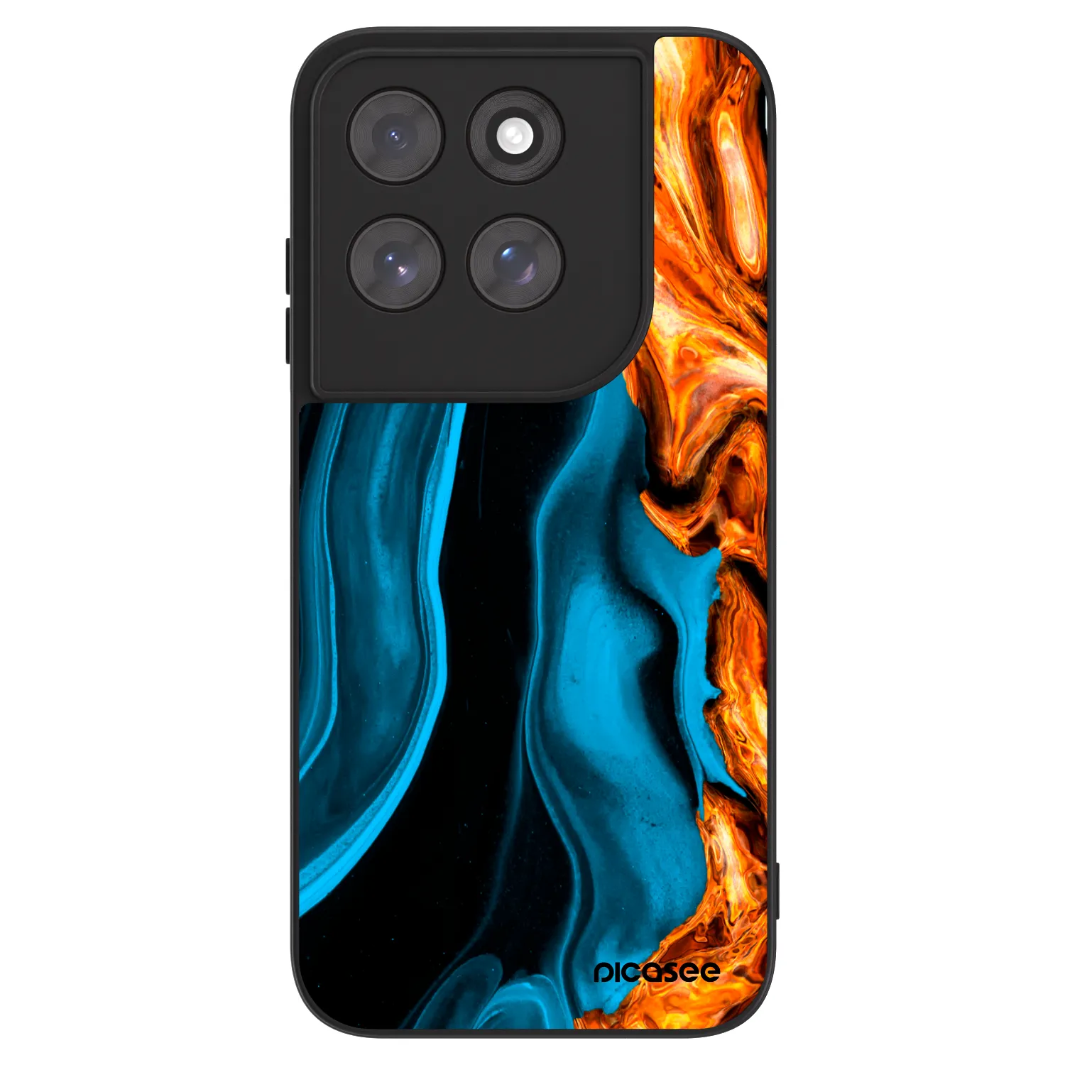 Picasee ULTIMATE CASE pentru Motorola Moto G77 - Gold blue