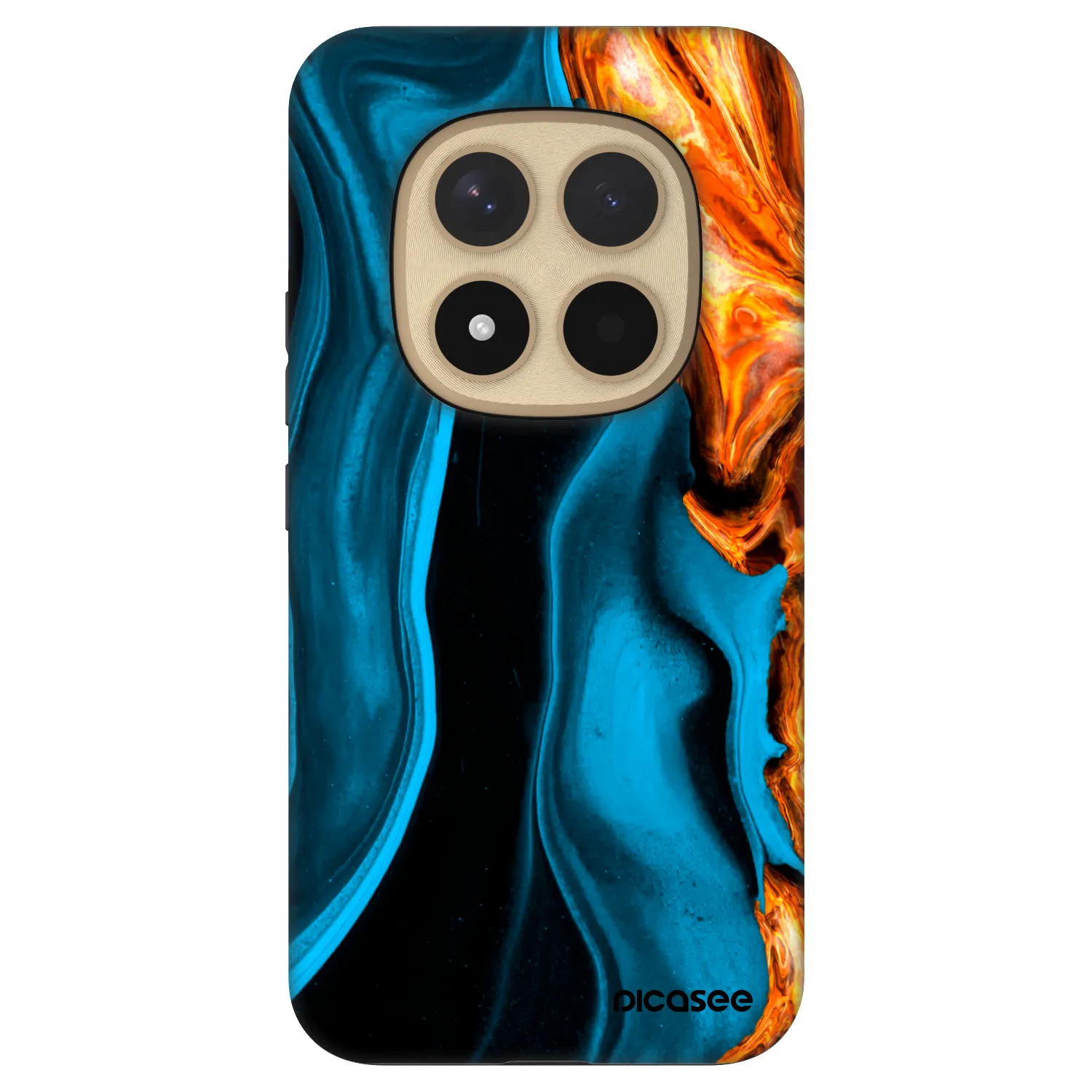 Picasee Fashion Case pentru Xiaomi Redmi Note 15 Pro+ - Gold blue