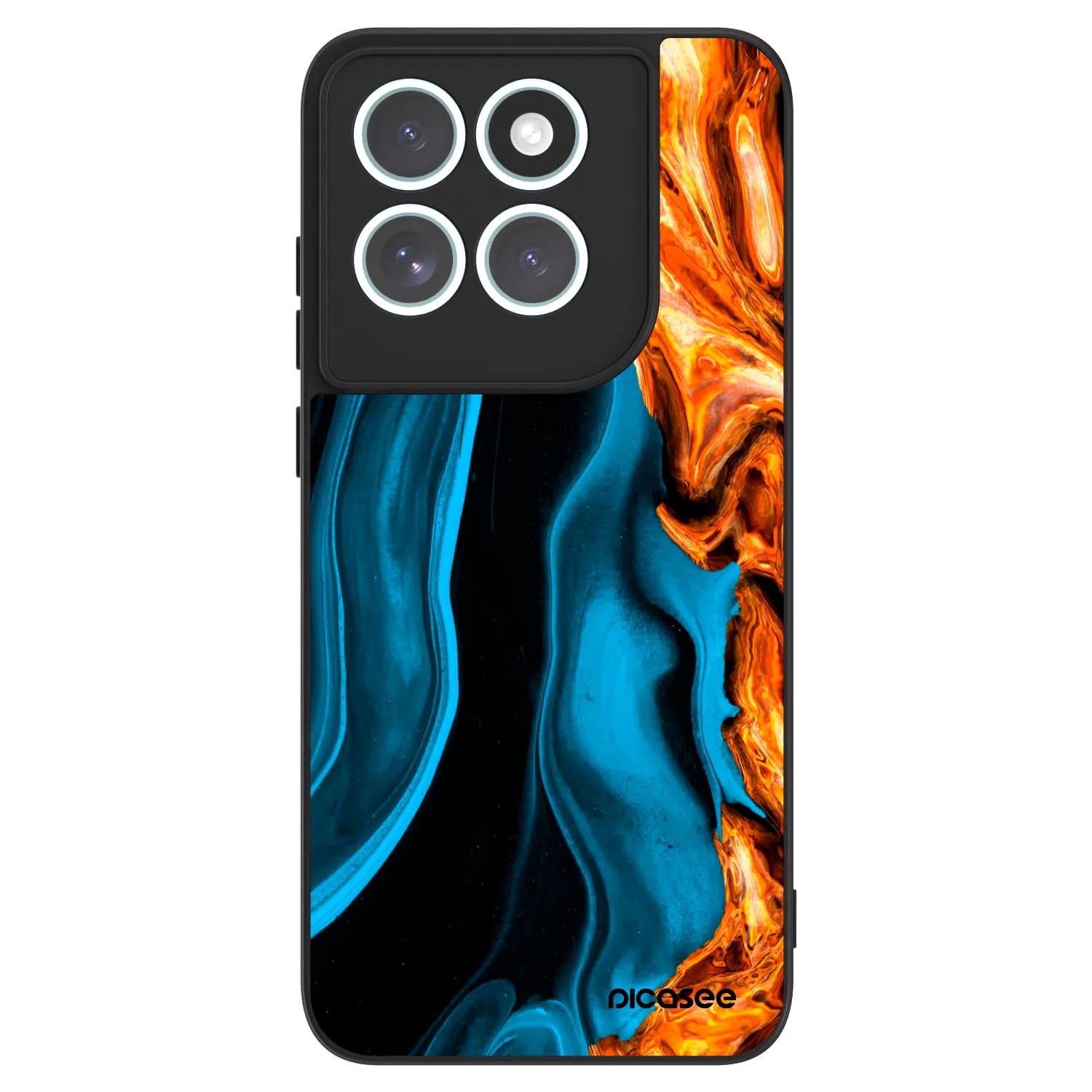 Picasee ULTIMATE CASE pentru Motorola Edge 70 Fusion - Gold blue