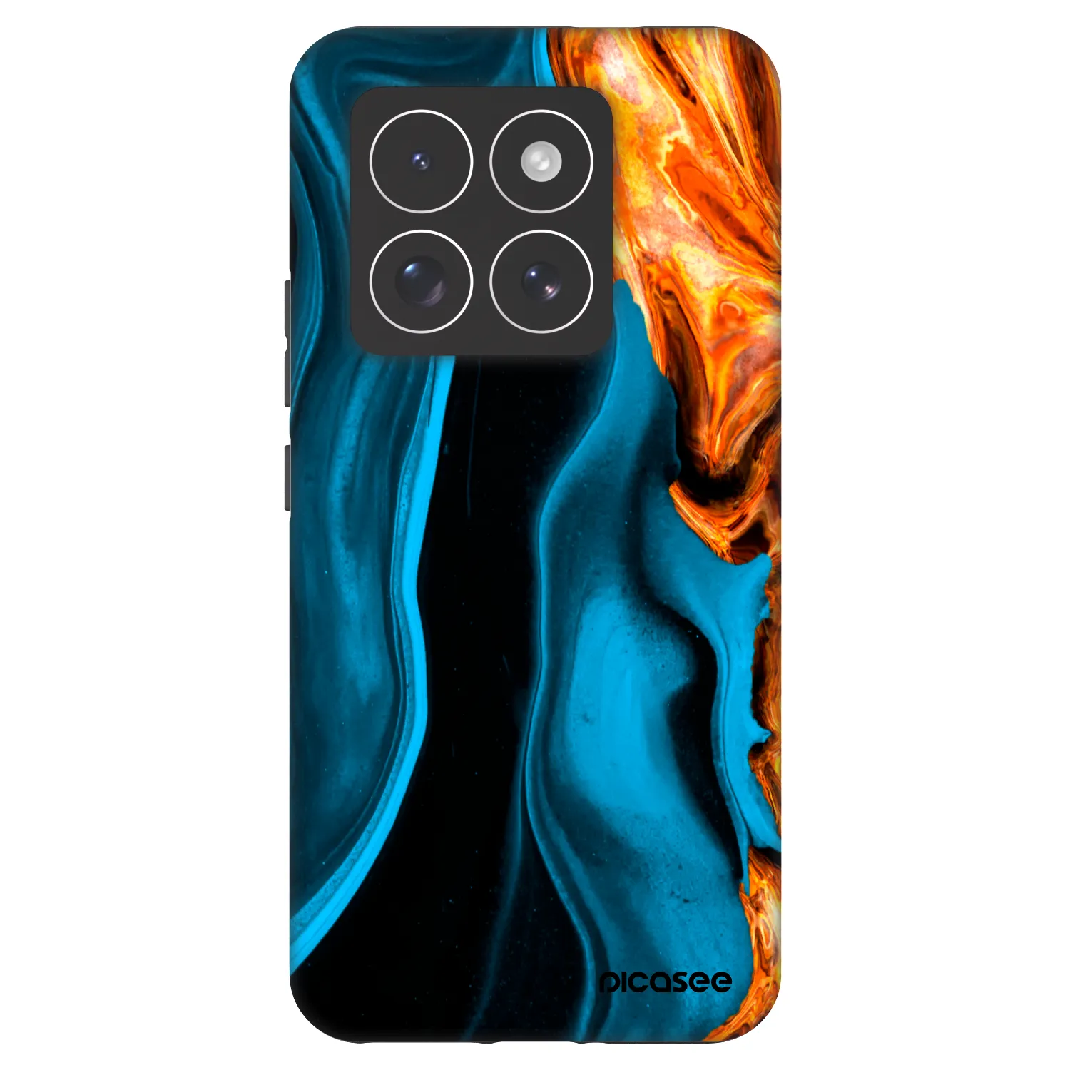 Picasee Fashion Case pentru Xiaomi 14 Pro - Gold blue